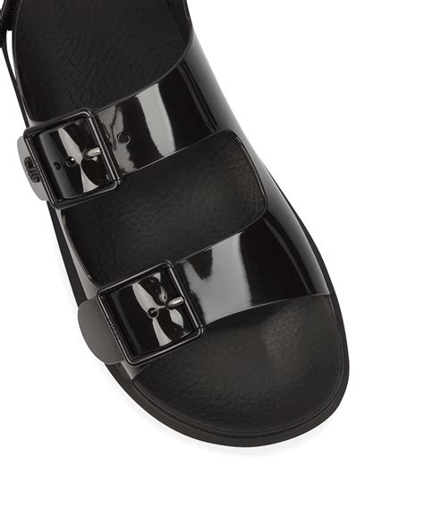 gucci dad sandals ebony.